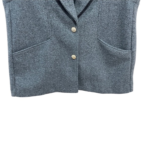 ZARA Heavyweight Tailored Vest | Sleeveless Blazer Style | Fall Winter Layer M-L - Picture 5 of 9